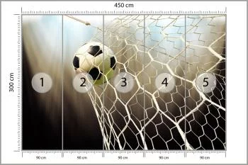 Fototapeta 3D Piłka Nożna - obrazek 3