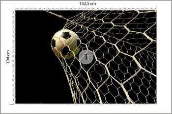 Fototapeta Piłka Nożna W Bramce - obrazek 3