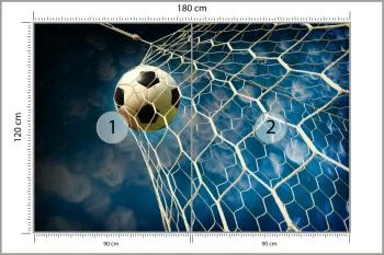 Fototapeta 3D Sport, Piłka Nożna - obrazek 3