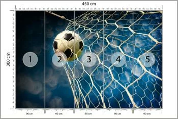 Fototapeta 3D Sport, Piłka Nożna - obrazek 3