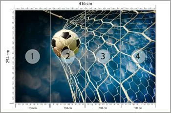 Fototapeta 3D Sport, Piłka Nożna - obrazek 3