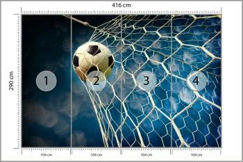 Fototapeta 3D Sport, Piłka Nożna - obrazek 3