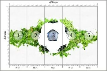 Fototapeta 3D Piłka Nożna, Sport - obrazek 3