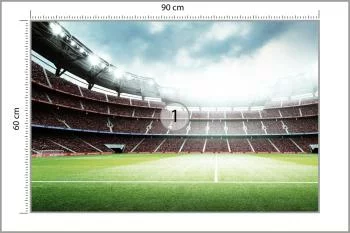 Fototapeta 3D Stadion Piłkarski - obrazek 3