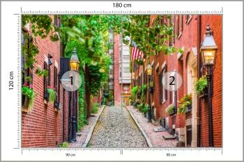 Fototapeta Uliczka Miasto - obrazek 3