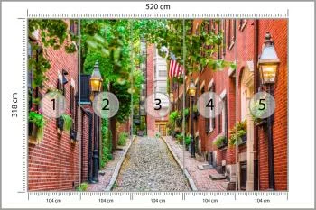 Fototapeta Uliczka Miasto - obrazek 3