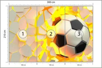Fototapeta Piłka Nożna Sport - obrazek 3
