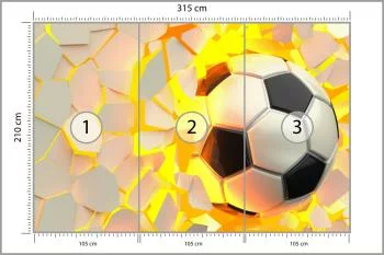 Fototapeta Piłka Nożna Sport - obrazek 3