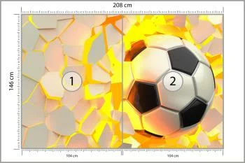 Fototapeta Piłka Nożna Sport - obrazek 3