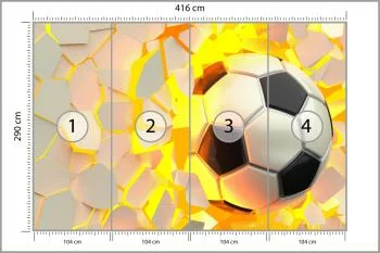 Fototapeta Piłka Nożna Sport - obrazek 3