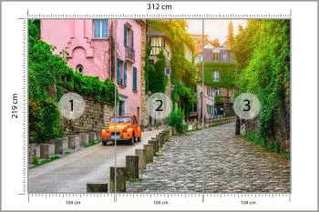 Fototapeta Uliczka Miasto - obrazek 3