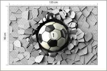 Fototapeta 3D Dla Chłopca, Piłka - obrazek 3