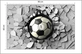 Fototapeta 3D Dla Chłopca, Piłka - obrazek 3