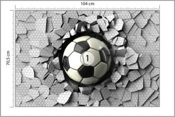 Fototapeta 3D Dla Chłopca, Piłka - obrazek 3