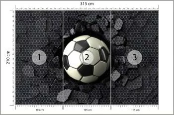 Fototapeta Dla Chłopca Sport Piłka - obrazek 3