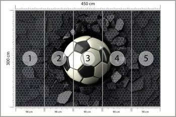 Fototapeta Dla Chłopca Sport Piłka - obrazek 3