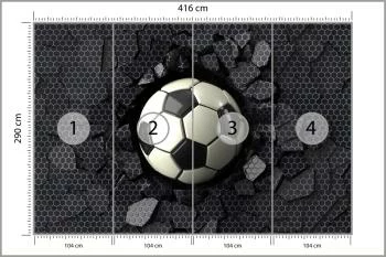 Fototapeta Dla Chłopca Sport Piłka - obrazek 3