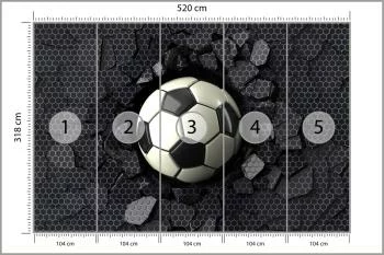Fototapeta Dla Chłopca Sport Piłka - obrazek 3