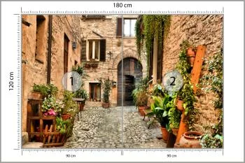 Fototapeta Uliczka Kwiaty - obrazek 3