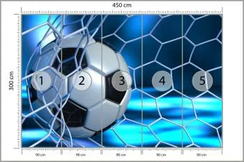 Fototapeta Sportowa 3D Piłka - obrazek 3