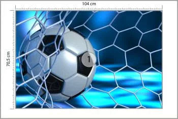 Fototapeta Sportowa 3D Piłka - obrazek 3