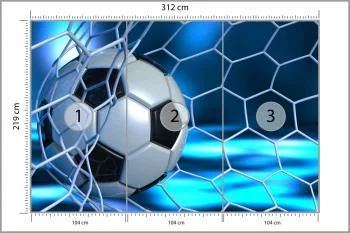 Fototapeta Sportowa 3D Piłka - obrazek 3