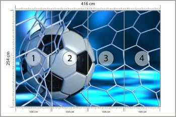 Fototapeta Sportowa 3D Piłka - obrazek 3