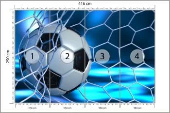 Fototapeta Sportowa 3D Piłka - obrazek 3