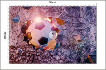 Fototapeta Sportowa 3D Piłka - obrazek 3