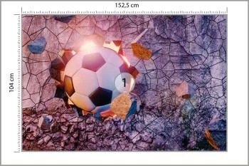 Fototapeta Sportowa 3D Piłka - obrazek 3