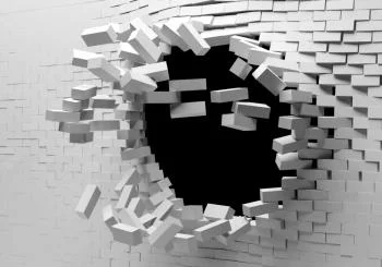 Fototapeta Ceglany Tunel 3D - obrazek 2