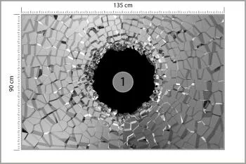 Fototapeta Abstrakcyjny Tunel Efekt 3D - obrazek 3