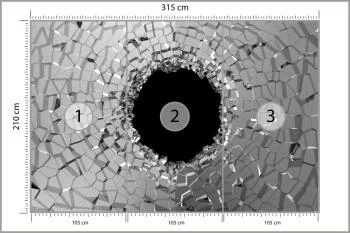 Fototapeta Abstrakcyjny Tunel Efekt 3D - obrazek 3