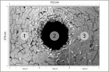 Fototapeta Abstrakcyjny Tunel Efekt 3D - obrazek 3