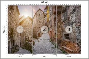 Fototapeta Uliczka 3D - obrazek 3