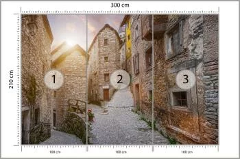 Fototapeta Uliczka 3D - obrazek 3