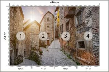 Fototapeta Uliczka 3D - obrazek 3