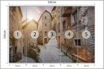 Fototapeta Uliczka 3D - obrazek 3