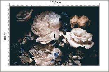 Fototapeta Piwonie W Ciemnej Odsłonie - obrazek 3