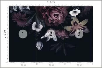 Fototapeta Piwonie I Lilie - obrazek 3
