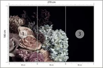 Fototapeta Bukiet W Peoniami I Różami - obrazek 3