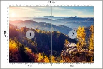 Fototapeta Góry Las - obrazek 3