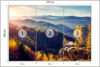 Fototapeta Góry Las - obrazek 3