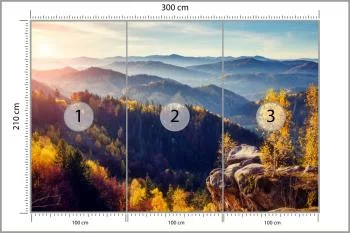 Fototapeta Góry Las - obrazek 3