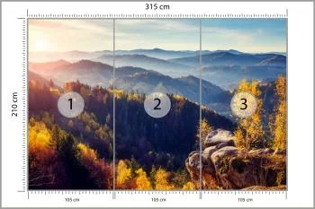Fototapeta Góry Las - obrazek 3