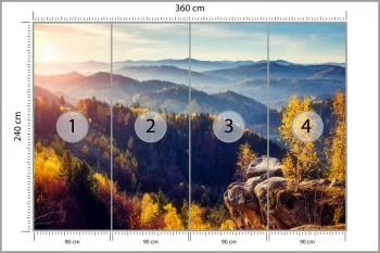 Fototapeta Góry Las - obrazek 3