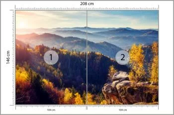 Fototapeta Góry Las - obrazek 3