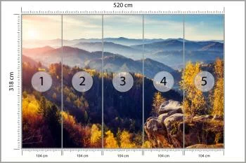 Fototapeta Góry Las - obrazek 3