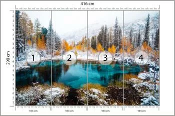 Fototapeta Góry Zima - obrazek 3