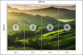 Fototapeta Pole 3D - obrazek 3